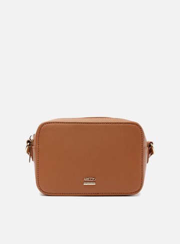 Bolsa Tiracolo Marrom Média