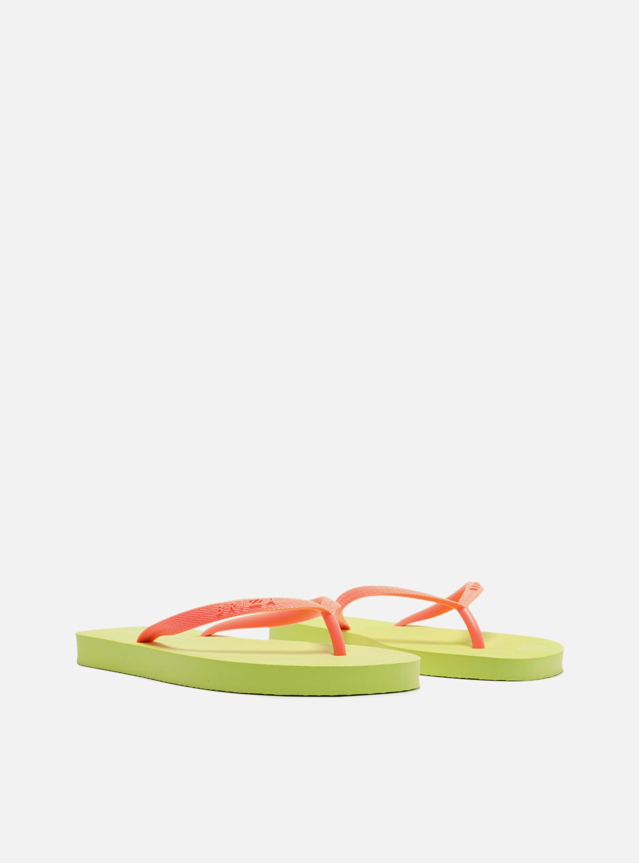 Chinelo de Dedo Multicolorido Tiras Laranja Essential Brizza — foto 4