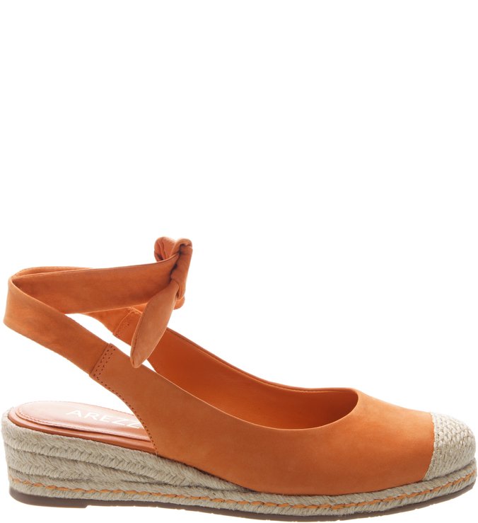 Espadrille Baixa Nobuck Alice Soft Mango
