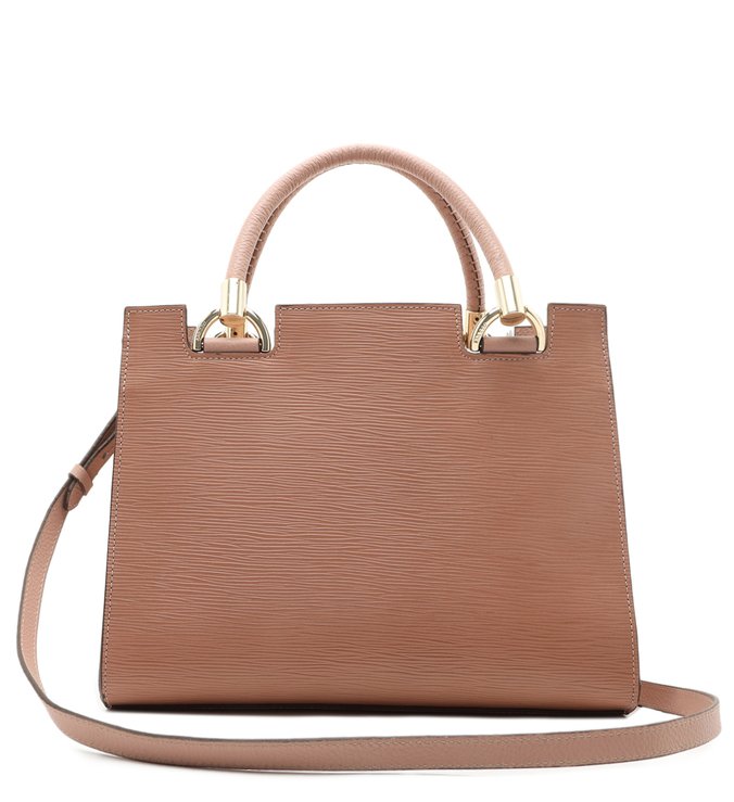 Bolsa Couro Tote Abraccio Rose Blush