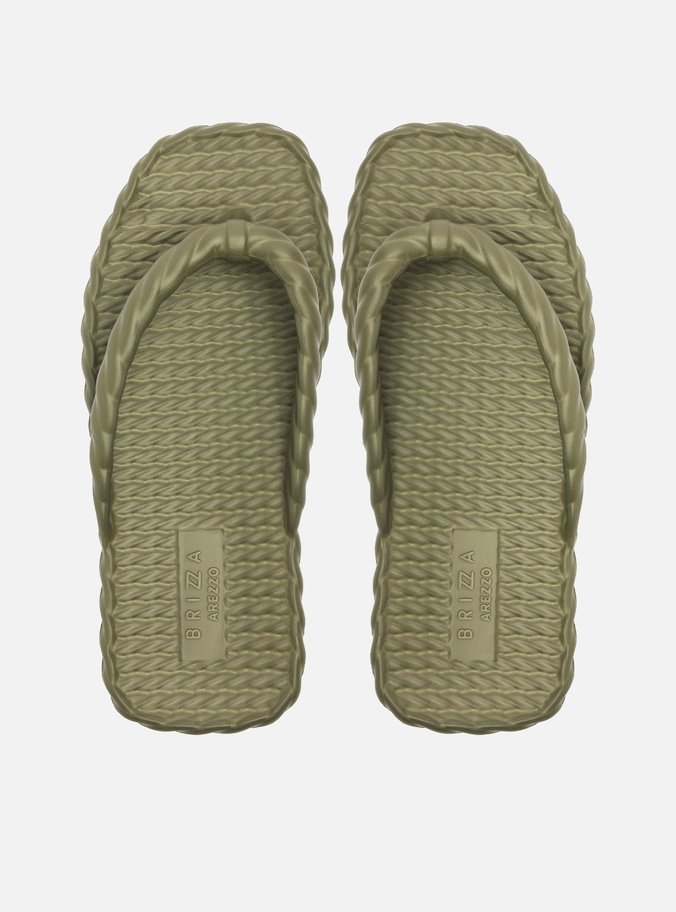 Chinelo de Dedo Verde Marrocos Brizza