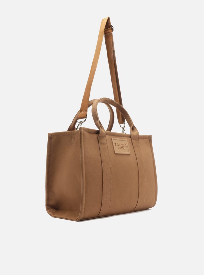 Bolsa Tote Marrom Grande Brizza
