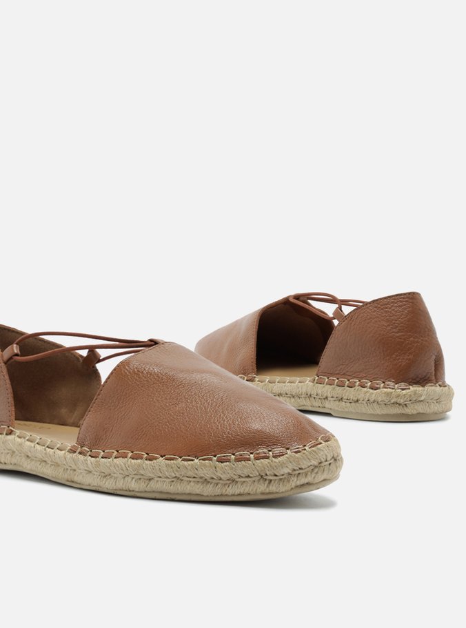 Espadrille Marrom Salto Rasteiro