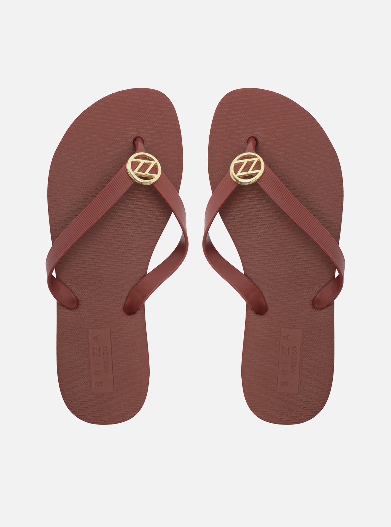Chinelo Marrom Essential Metal ZZ — foto 1