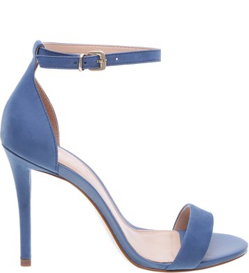 Sandália Nobuck Isabelli Alta Bluebird