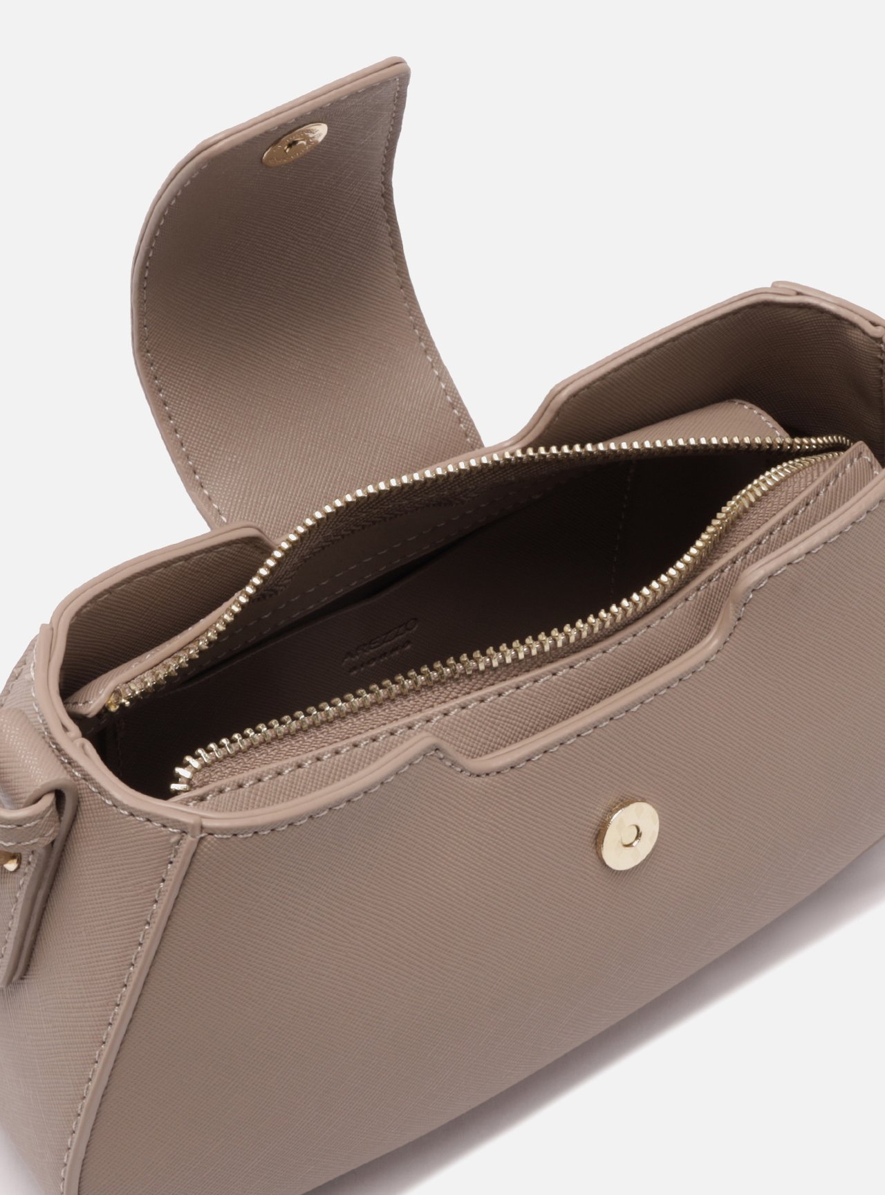 Bolsa Tiracolo Cinza Pequena — foto 4