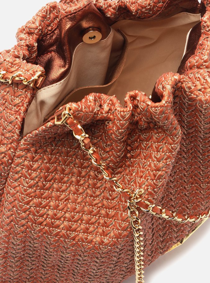 Bolsa Hobo Vermelha Trama Esther Grande