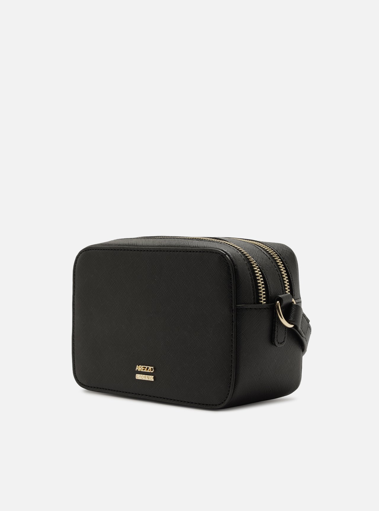 Bolsa Tiracolo Preta Média — foto 2