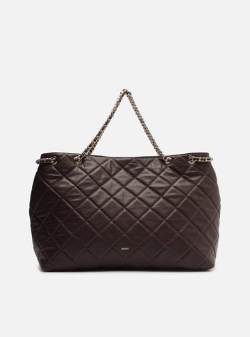 Bolsa Tote Bordô Couro Matelassê Gab Grande