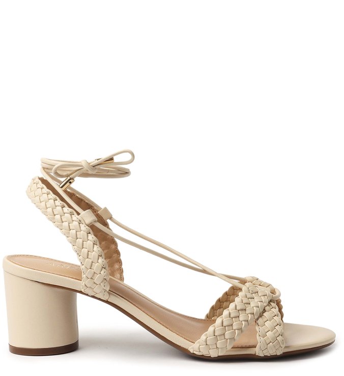 Sandália Off-White Trançada Bloco