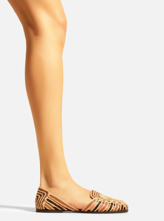 Sapatilha Preta Tiras Bordada