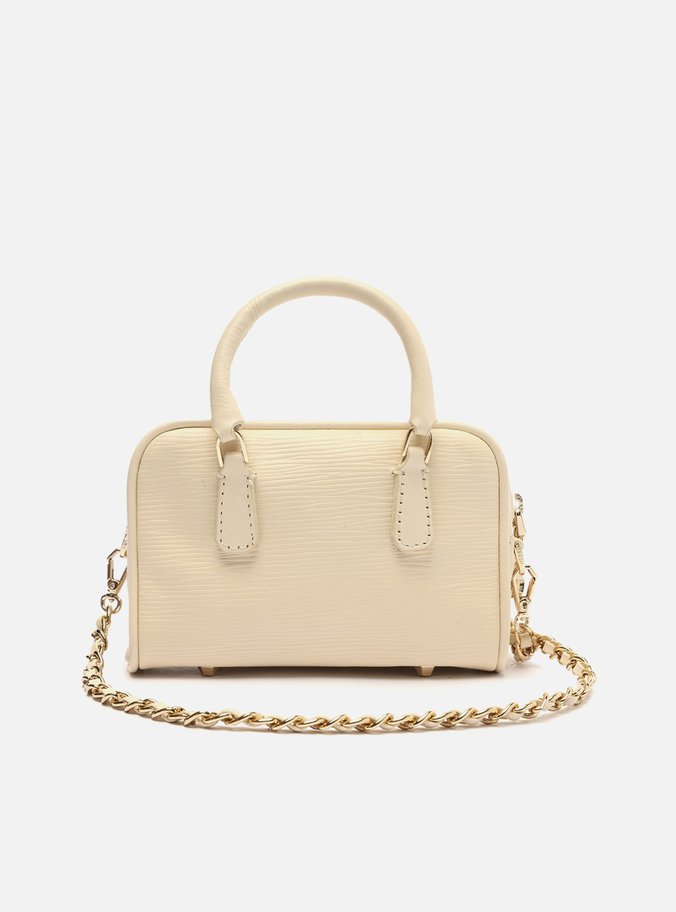 Bolsa Mini Bag Off-White Couro Lívia