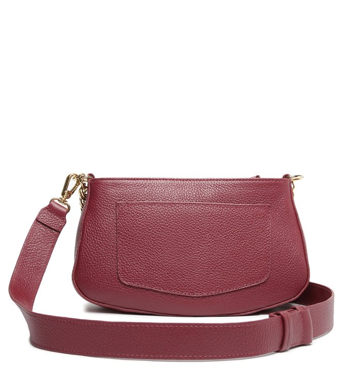 Bolsa Satchel Vermelha Couro Speciale Média