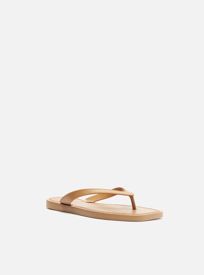 Chinelo de Dedo Marrom Tira V Brizza