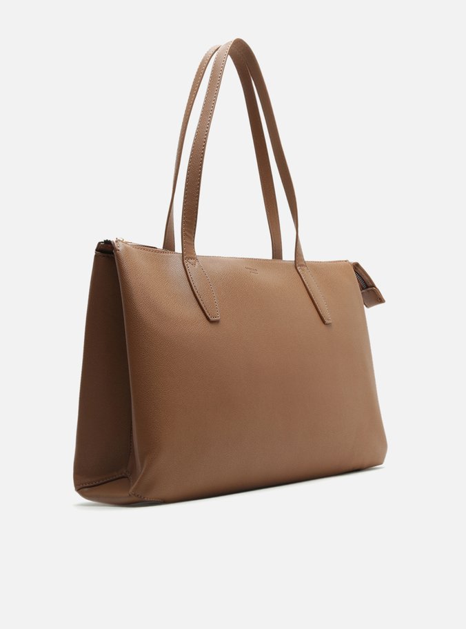 Bolsa Shopping Marrom Grande Básica