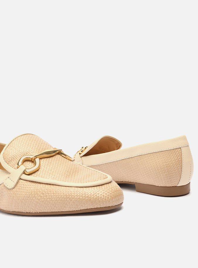 Mocassim Bege Bridão Off-White Luma