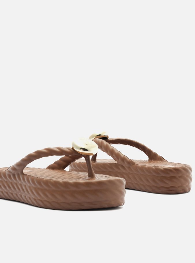 Sandália Marrom Flatform Marrocos Mid