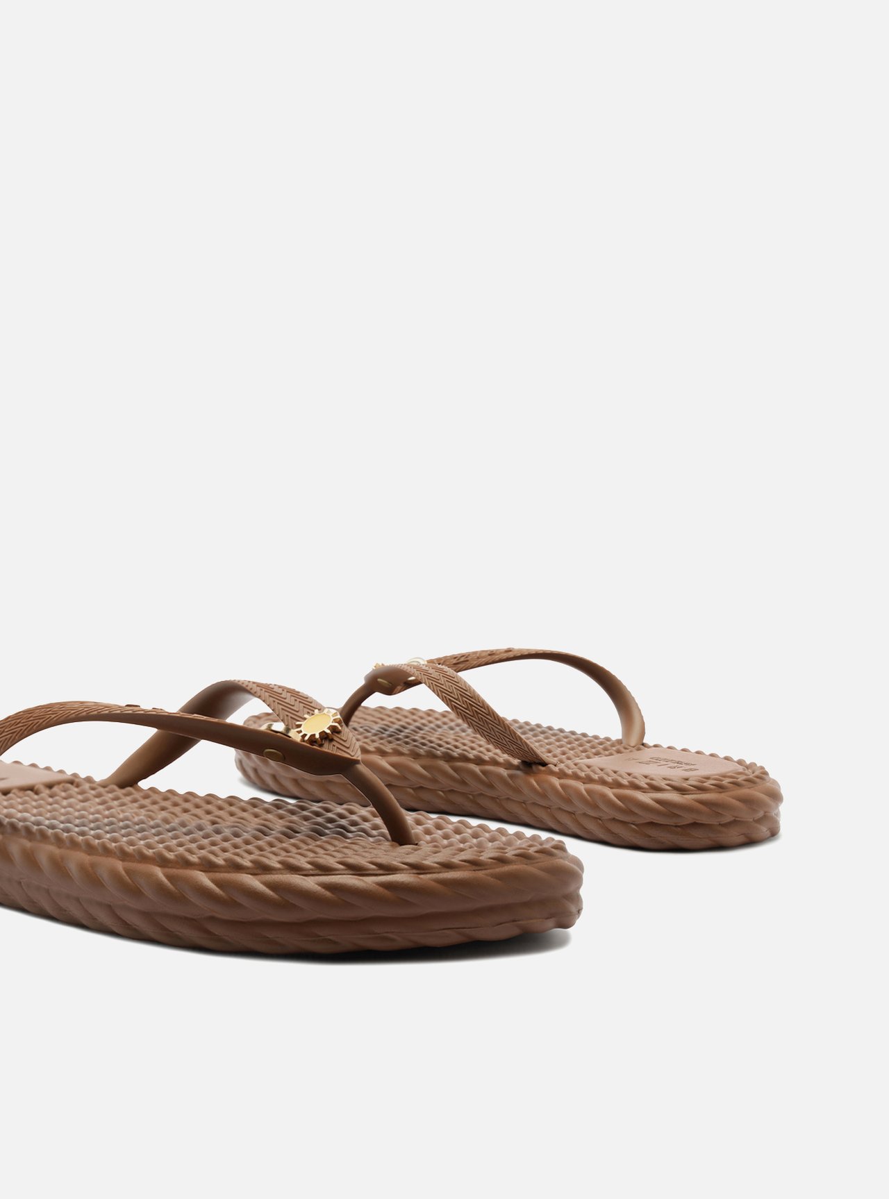 Chinelo de Dedo Marrom Marrocos Flip Flop Bacio — foto 4