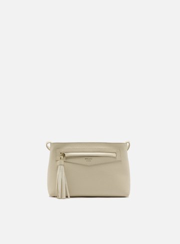 Arezzo — Bolsa Tiracolo Off-White Barbicacho Pequena
