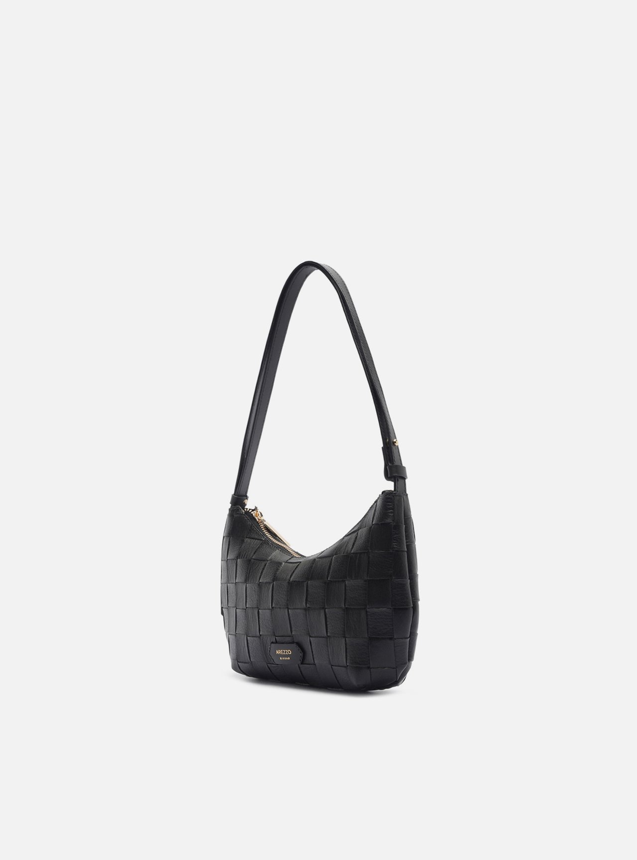Bolsa Tiracolo Preta Pequena Tressê — foto 2