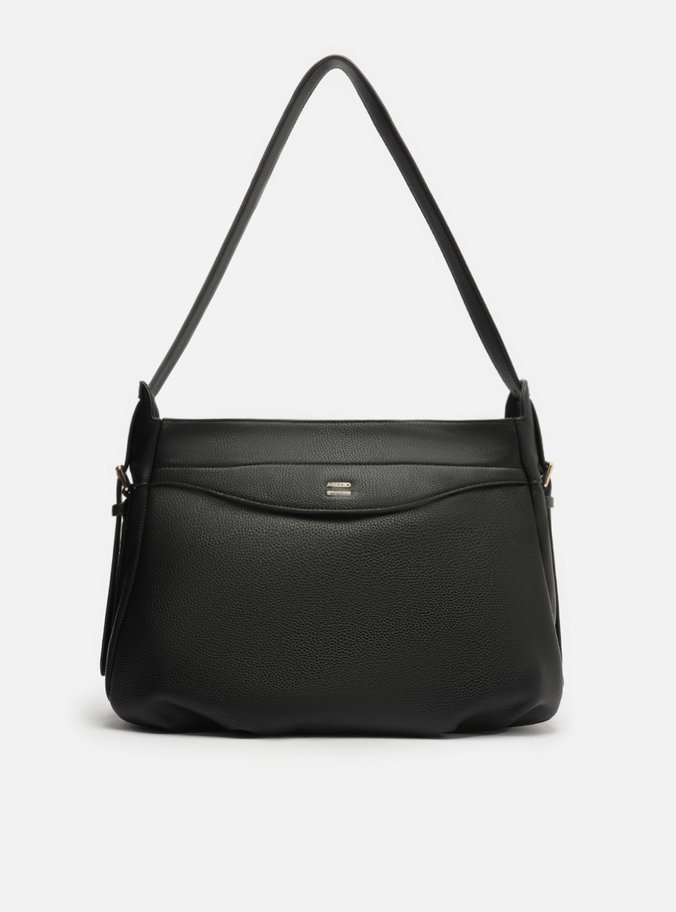 Bolsa Hobo Preta Grande Alça Fivela
