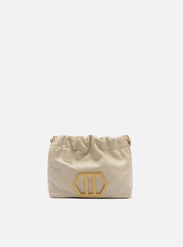 Arezzo — Bolsa Tiracolo Branca Couro Pequena