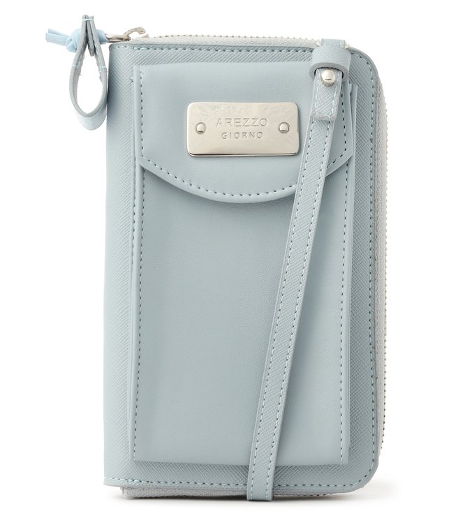 Mini Bolsa Carteira Azul Soft Pipa