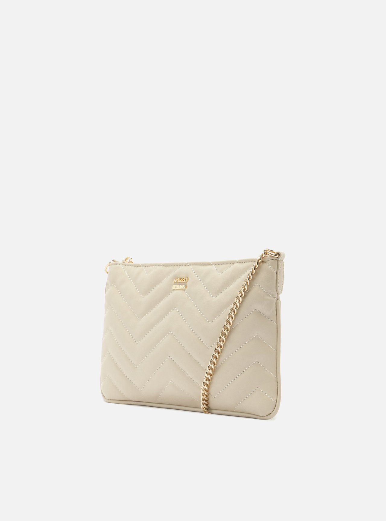 Bolsa Tiracolo Branca Matelassê Pequena Corrente — foto 2