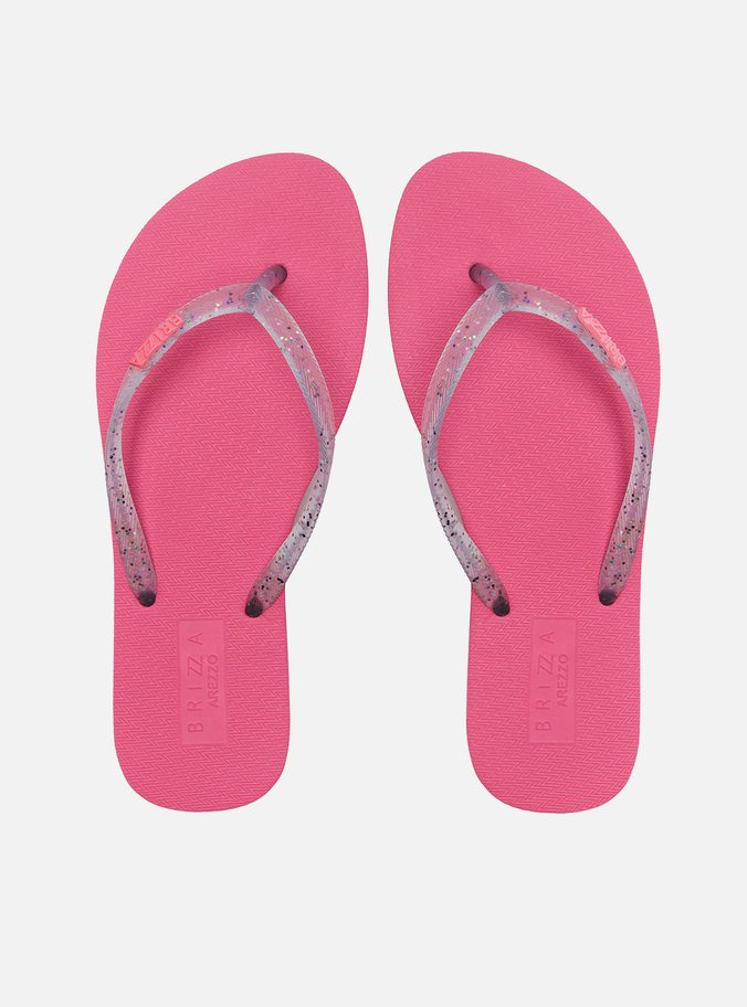 Chinelo de Dedo Rosa Glitter Essential