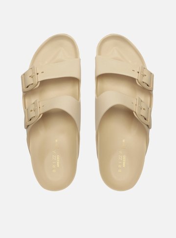 Slide Off-White Flatform Tiras Brizza