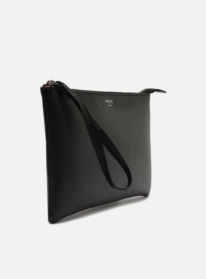Pouch Preta Pequena Alça