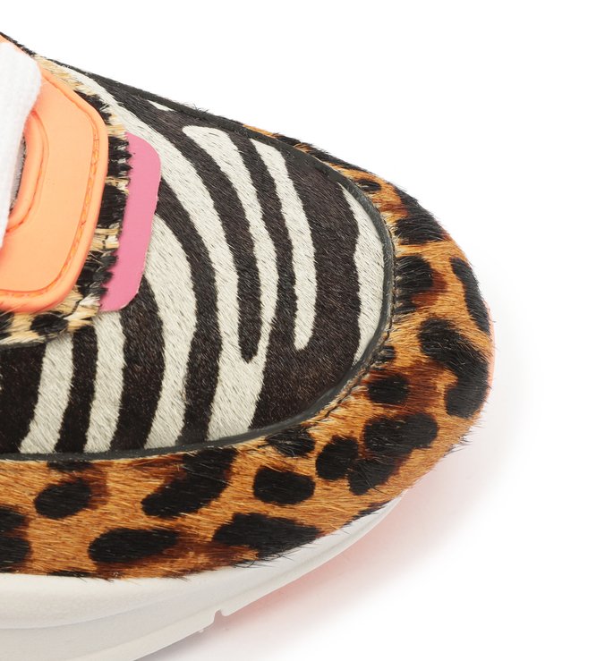 Tênis Animal Print Multimaterial Color