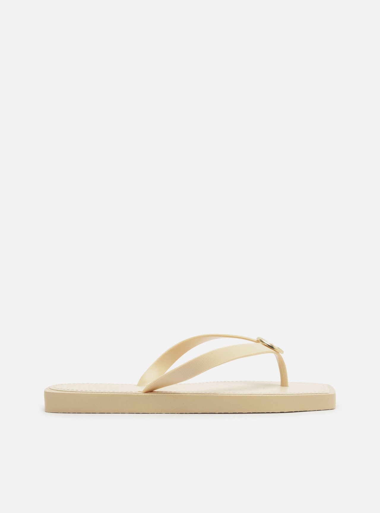 Chinelo de Dedo Off White Metal ZZ Square Brizza — foto 3
