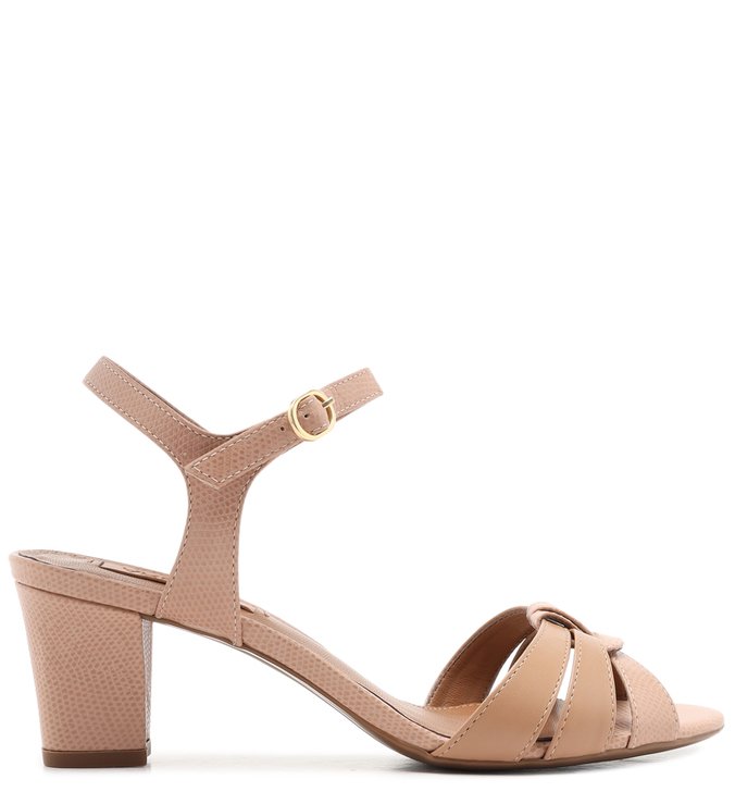 sandalia arezzo rosa