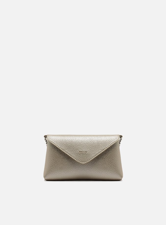 Bolsa Tiracolo Dourada Giorno Pequena Envelope