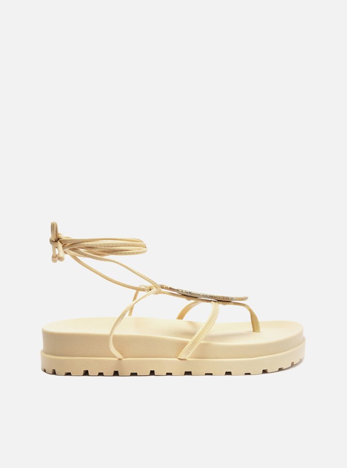 Sandália Papete Off-White Ayla Quartzo