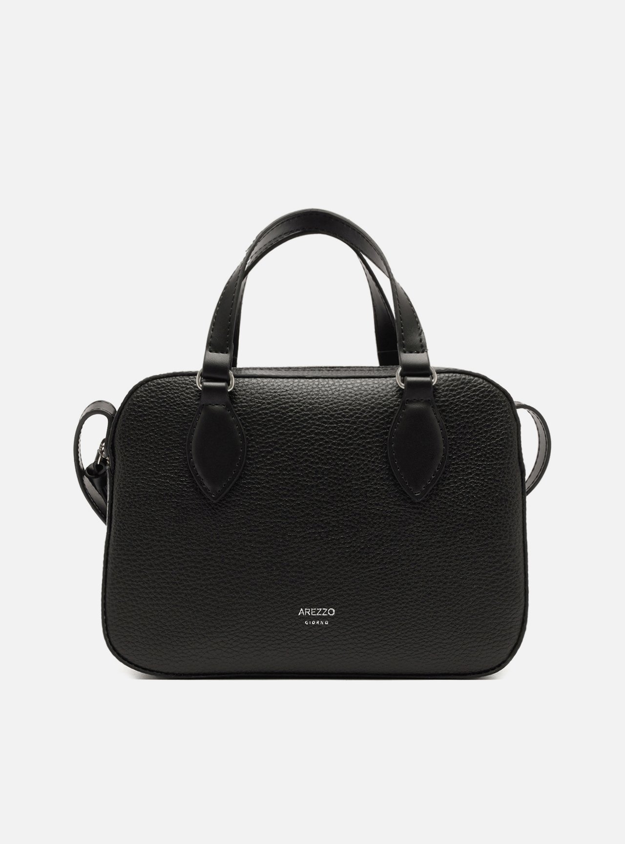 Bolsa Tiracolo Preta Média — foto 1