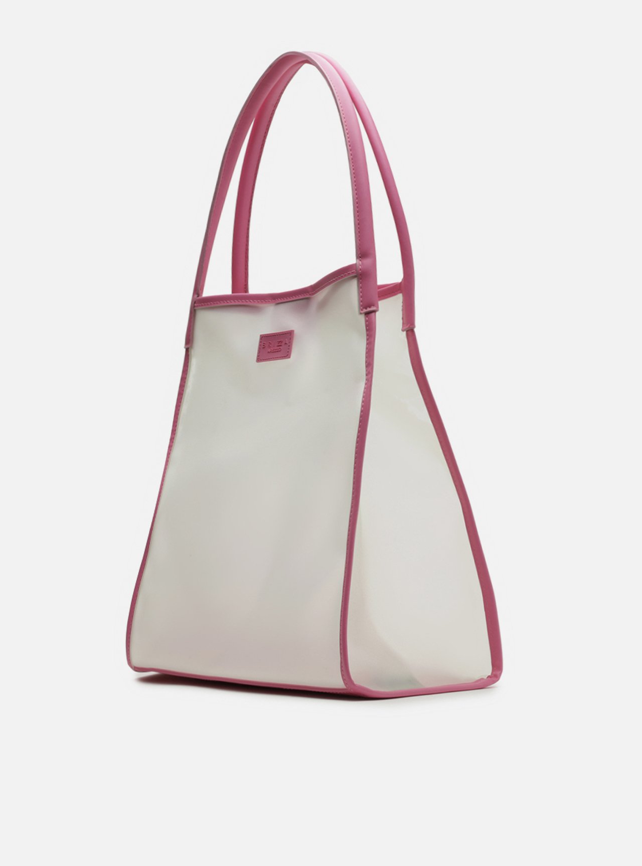 Bolsa Tote Rosa Vinil Multicolorida Piscine Grande Arezzo