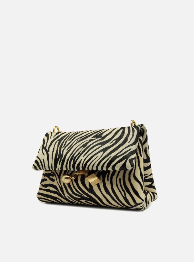 Bolsa Tiracolo Animal Print Média Esfera Cubo