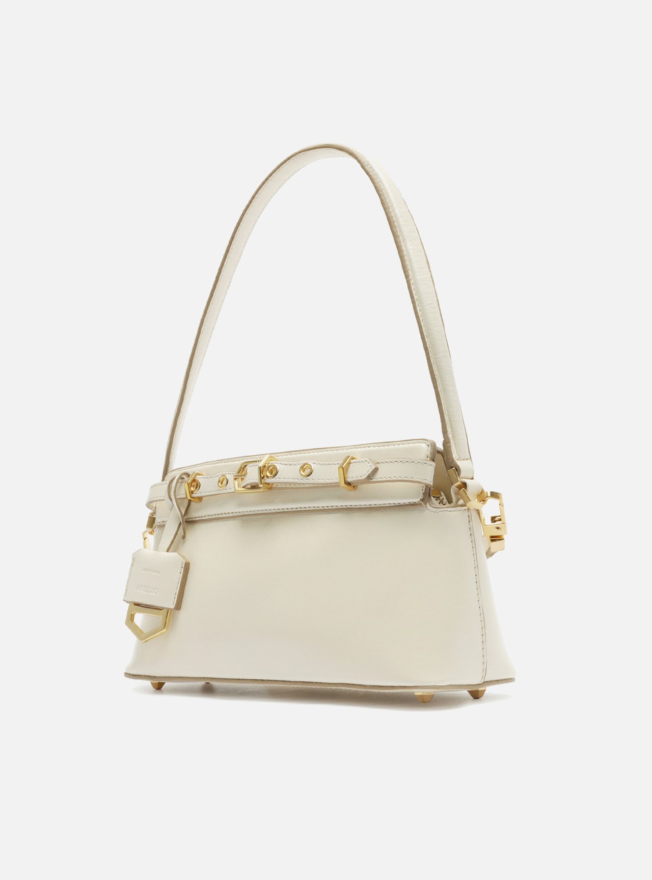 Bolsa Tiracolo Off-White Couro Pequena Victória — foto 2