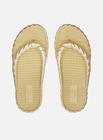 Chinelo de Dedo Dourado Marrocos La Sirene