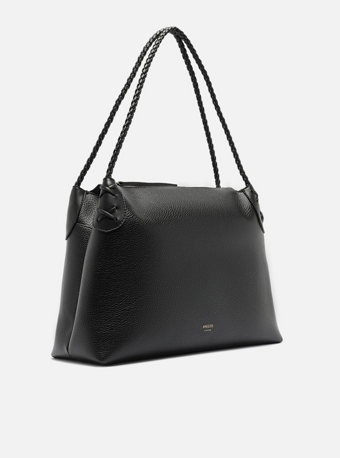 Bolsa Shopping Preta Grande Alça Rolotê