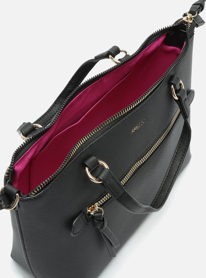 Bolsa Tote Preta Média Bolso