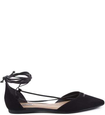 Sapatilha Lace Up Preta