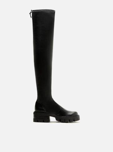 Bota Over The Knee Preta 