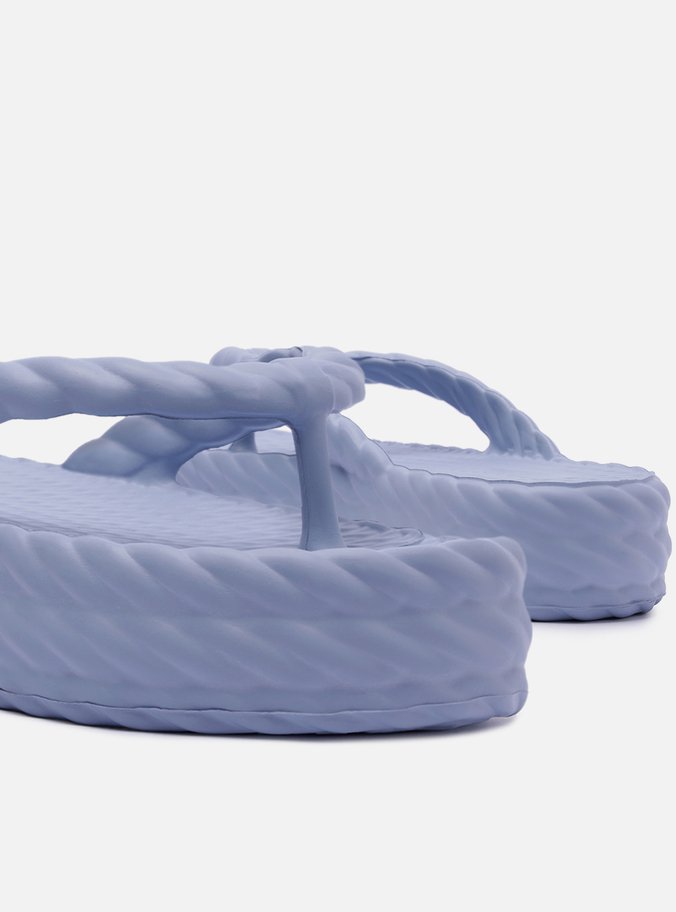 Sandália Azul Flatform Marrocos Mid