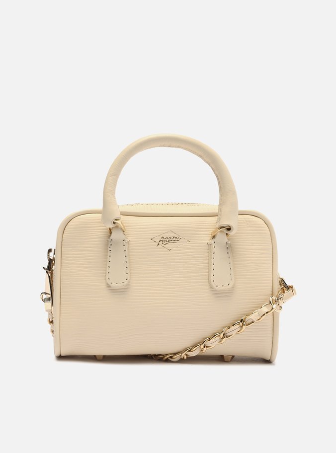 Bolsa Mini Bag Off-White Couro Lívia