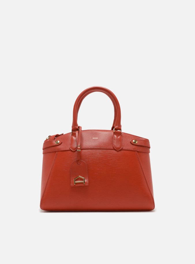 Bolsa Tote Vermelha Couro Média