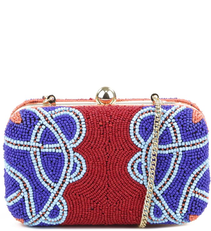 Clutch Summer Party Red-Blue