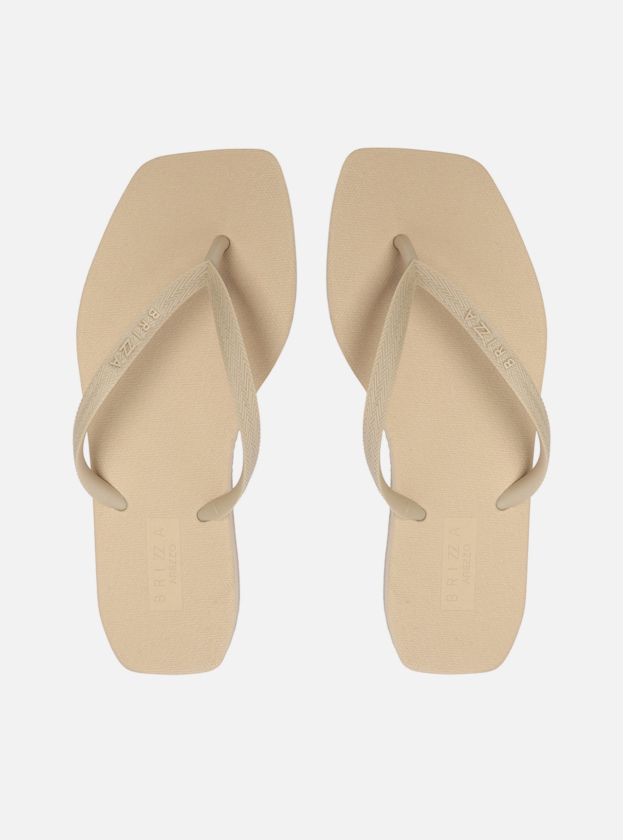 Chinelo de Dedo Off-White Básico Square Brizza — foto 1